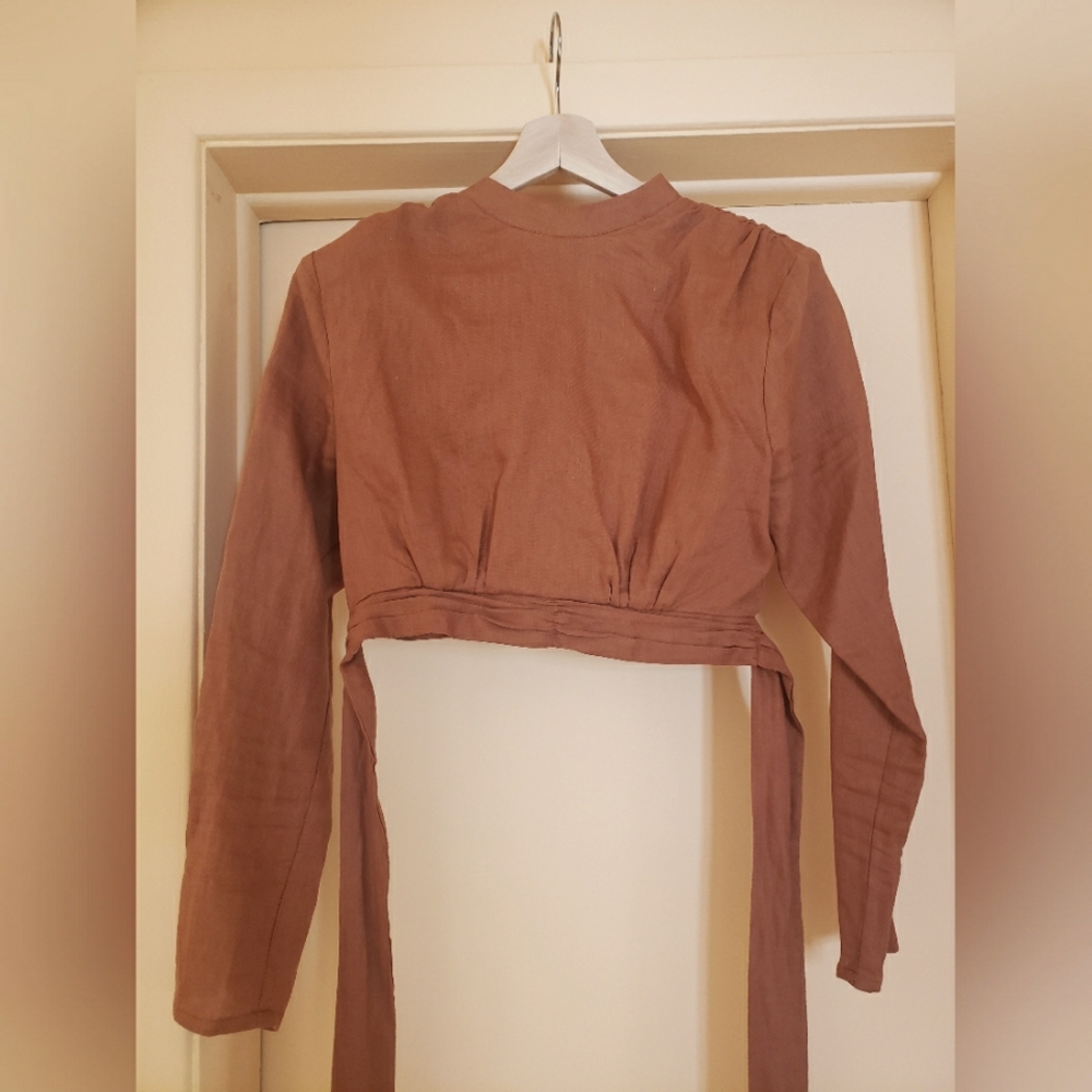 Crop top linen